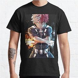My Hero Academia T-Shirts - Todoroki BNHA Classic T-Shirt RB2210