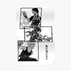 My Hero Academia Posters - My Hero Academia - Deku, Todoroki, Bakugo Poster RB2210