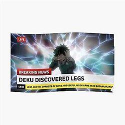 My Hero Academia Posters - Deku meme Poster RB2210