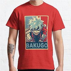 My Hero Academia T-Shirts - Katsuki Bakugo HOPE Classic T-Shirt RB2210
