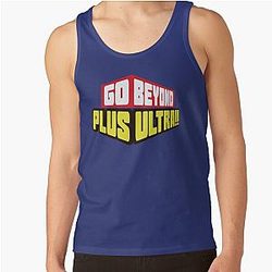 My Hero Academia Tank Tops - Go Beyond! Plus Ultra! Tank Top RB2210