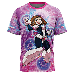 Trippy Uraraka Ochako PTTT0704 3D My Hero Academia T-Shirts