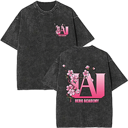 UA Cherry Blossom PTTT1005 Washed  My Hero Academia T-Shirts