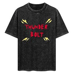 Thunder Bolt PTTT1005 Washed  My Hero Academia T-Shirts