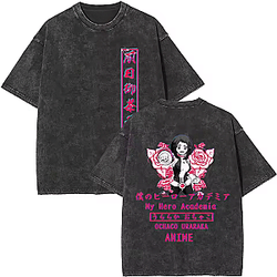 Vintage Anime PTTT1005 Washed  My Hero Academia T-Shirts