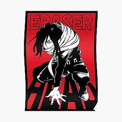 My Hero Academia Posters - Eraser Head (Black) Poster RB2210