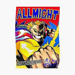 My Hero Academia Posters - ALL MIGHT anime poster Poster RB2210