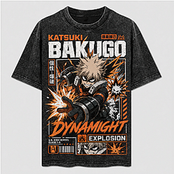 Baguko My Hero Academia Washed T-Shirt My Hero Academia T-Shirts NTT2808