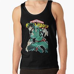 My Hero Academia Tank Tops - Deku Full Cowl-My hero Academia Tank Top RB2210
