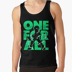My Hero Academia Tank Tops - One for all Deku Tank Top RB2210