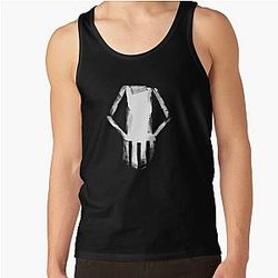 My Hero Academia Tank Tops - Bakugou Skull Tank Top RB2210