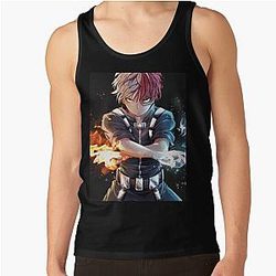 My Hero Academia Tank Tops - Todoroki BNHA Tank Top RB2210