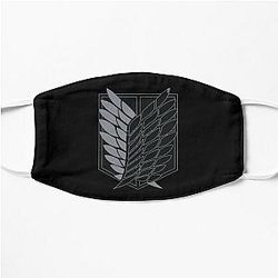 My Hero Academia Face Masks - Exploration Battalion - SNK - B&amp;W Flat Mask RB2210