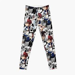 My Hero Academia Leggings - TODOROKI COLLAGE Leggings RB2210