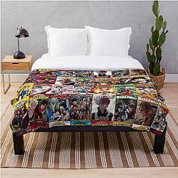 My Hero Academia Blanket - My hero academia Cover Collage Throw Blanket RB2210