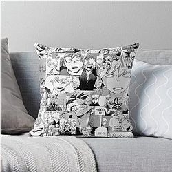 My Hero Academia Pillows - Bakugou Katsuki Collage Throw Pillow RB2210