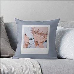 My Hero Academia Pillows - Katsuki Bakugo Polaroid Throw Pillow RB2210