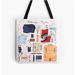 My Hero Academia Bags - What he carries around All Over Print Tote Bag RB2210