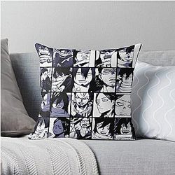 My Hero Academia Pillows - Aizawa Shota Collage Throw Pillow RB2210