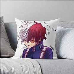 My Hero Academia Pillows - Sneezing Todoroki  Throw Pillow RB2210