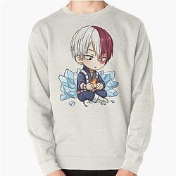 My Hero Academia Sweatshirts - Shoto Todoroki Chibi Pullover Sweatshirt RB2210