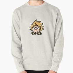 My Hero Academia Sweatshirts - Denki the Genius Sticker Pullover Sweatshirt RB2210