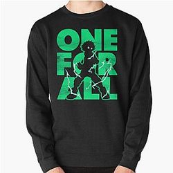 My Hero Academia Sweatshirts - One for all Deku Pullover Sweatshirt RB2210