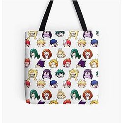 My Hero Academia Bags - BNHA Pattern All Over Print Tote Bag RB2210