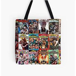 My Hero Academia Bags - My hero academia Cover Collage All Over Print Tote Bag RB2210