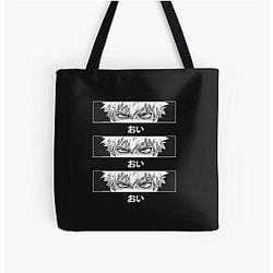 My Hero Academia Bags - Bakugo 'Oi Oi Oi' BLACK Version All Over Print Tote Bag RB2210