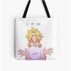 My Hero Academia Bags - I Am Here/Watashi Ga Kita - Toshinori Yagi All Over Print Tote Bag RB2210