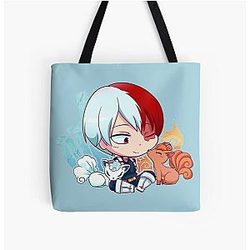 My Hero Academia Bags - Shoto Todoroki Chibi - MHA All Over Print Tote Bag RB2210
