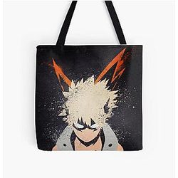 My Hero Academia Bags - Katsuki Bakugo, Boku No Hero Academia All Over Print Tote Bag RB2210