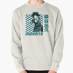 My Hero Academia Sweatshirts - Izuku Midoriya Pullover Sweatshirt RB2210
