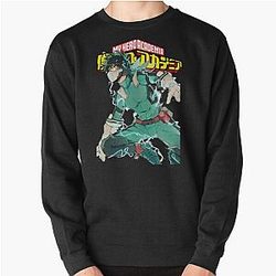 My Hero Academia Sweatshirts - Deku Full Cowl-My hero Academia Pullover Sweatshirt RB2210