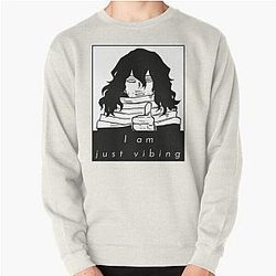 My Hero Academia Sweatshirts - aizawa i am. just vibing Pullover Sweatshirt RB2210