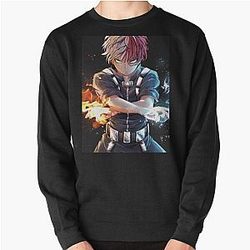 My Hero Academia Sweatshirts - Todoroki BNHA Pullover Sweatshirt RB2210