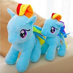 30cm Blue Rainbow Dash My Little Pony Stuffed Animals Plush