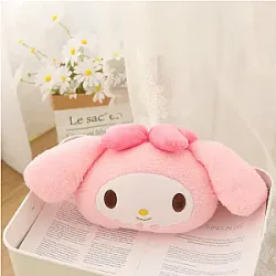 Sanrio My Melody Plush Cartoon Car Seat Headrest Chair Neck Pillow Cushion