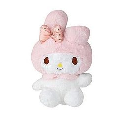20-30cm White My Melody Cartoon Bunny With Tie Bow Plush