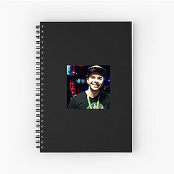 Nadeshot Unique Beard Silhouette Motif Nadeshot Notebook