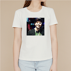 Nadeshot Unique Beard Silhouette Motif Nadeshot T-Shirts