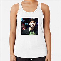 Nadeshot Unique Beard Silhouette Motif Nadeshot Tank Tops