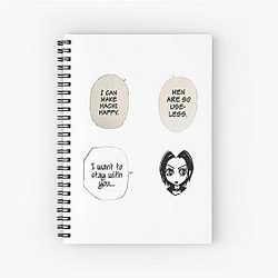 Nana manga stickers Spiral Notebook