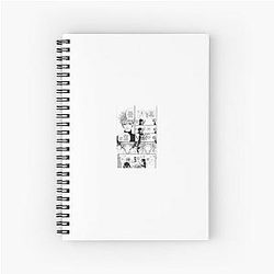Nana Manga Panel Spiral Notebook