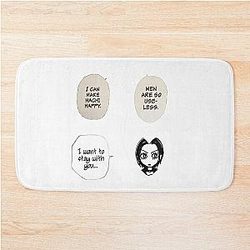 Nana manga stickers Bath Mat