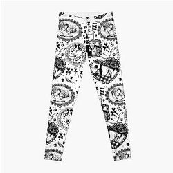 Nana manga j fashion egl pattern print Leggings