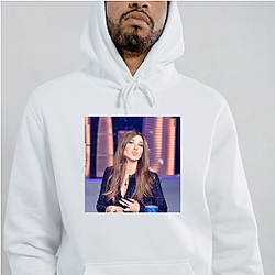 Nancy Ajram Unique Melodic Charm Motif Nancy Ajram Hoodies