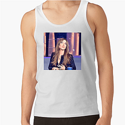 Nancy Ajram Unique Melodic Charm Motif Nancy Ajram Tank Tops