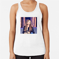 Nancy Ajram Unique Melodic Charm Motif Nancy Ajram Tank Tops